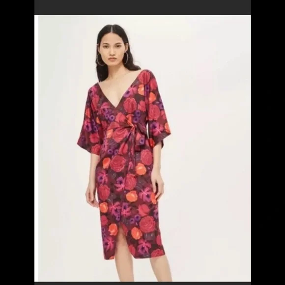 Topshop Kimono Dress - Like New - Picture 2 of 10